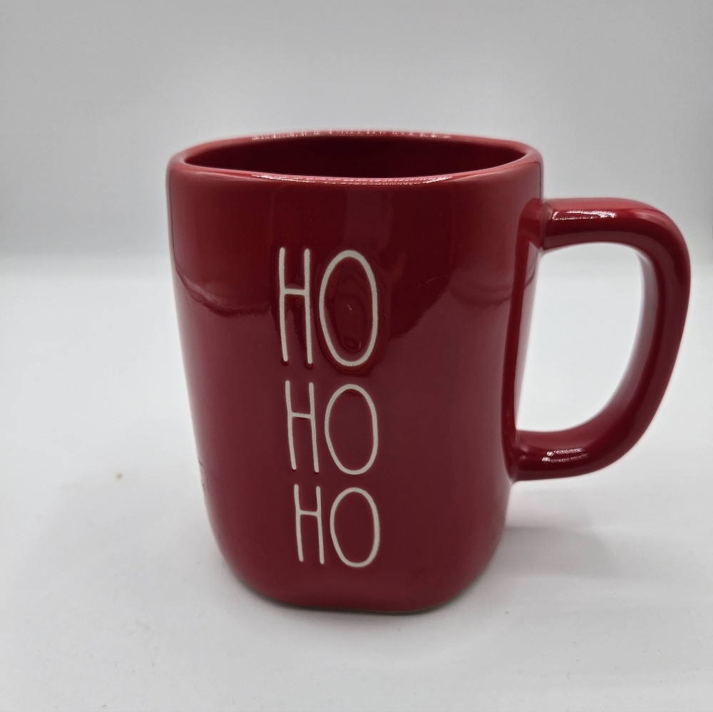 RAE DUNN NWT Christmas Mug Ho Ho Ho Red